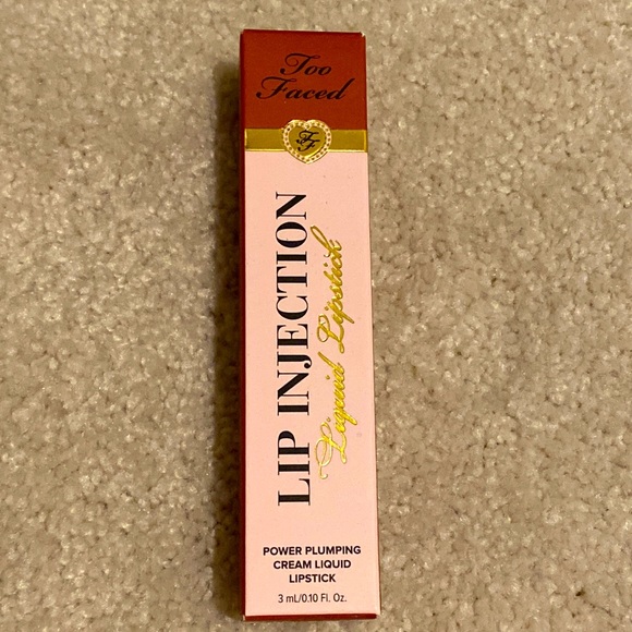NEW Too Faced Lip Injection Liquid Lipstick Power Plumping Cream Liquid Lipstick - Picture 1 of 2